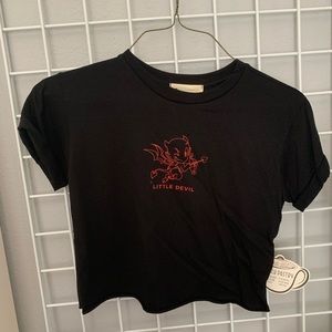 Devil crop tee